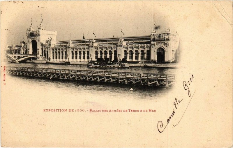CPA PARIS EXPO 1900 - Palais des Armées de Terre et de Mer (307596)