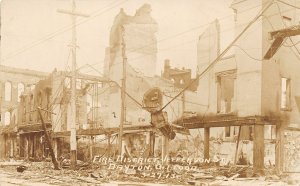 F45/ Dayton Ohio RPPC Postcard 1913 Flood Disaster Fire District 10