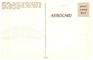 Texas Houston Jones Hall