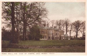 Park Hall Hostel Beech Trees SE View Mansfield Nottingham Antique Postcard
