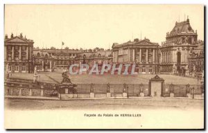 Old Postcard Facade of the Palace of Versailles