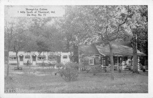 Thurmont Maryland Shangri-La Cabins Vintage Postcard JI657927