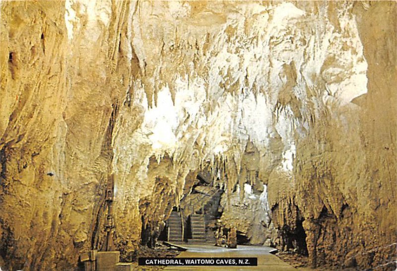 Cathedral Waitomo Caves New Zealand Postal Used Unknown 