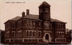 Postcard Public School in Bremen, Indiana~728