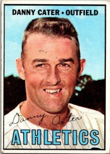 1967 Topps Baseball Card Danny Cater Oakland Athletics sk2299