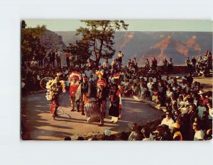 Postcard Hopi American Indian Dancers, Grand Canyon National Park, Arizona