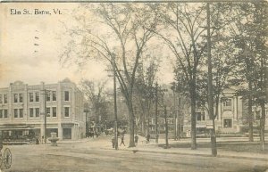 VT, Barre, Vermont, Elm Street, Postmark 1918