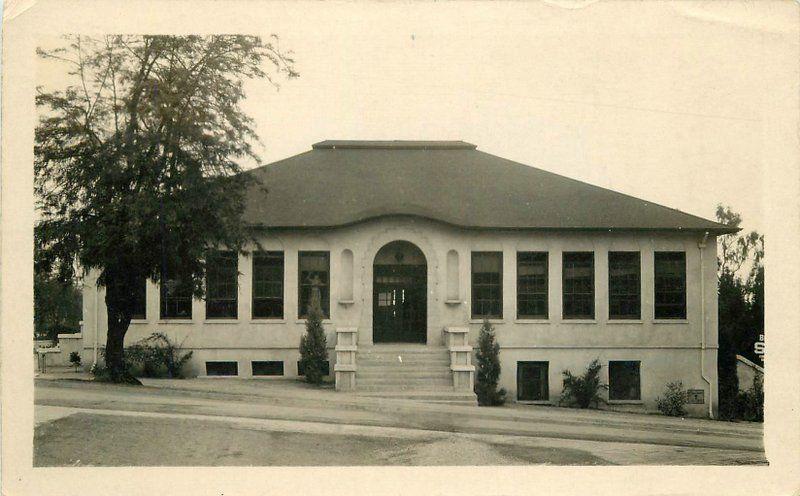 Los Angeles California 1946 School House RPPC real photo postcard 5975