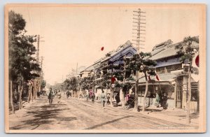 YOKOHAMA HONCHO DORI~本町~通りMain St~Crossbar Telephone Pole~Kurosubā Denwa Hashira