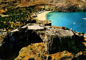 Greece Rhodes Acropolis Of Lindos