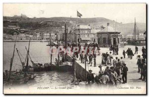 Fecamp Old Postcard The large dock