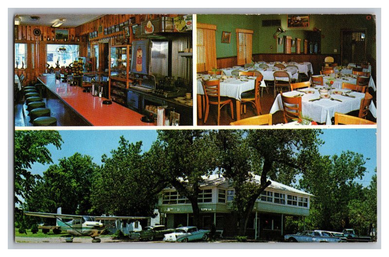 Beaumont Hotel Beaumont Kansas Multi View Postcard