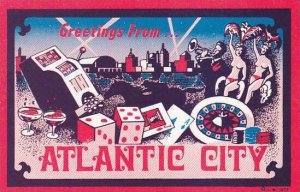 New Jersey Atlantic City Greetings From