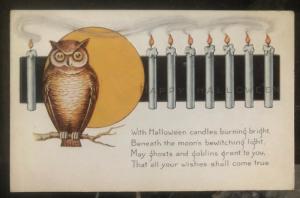 1918 Oklahoma OK Usa Picture Postcard PPC Cover Happy Halloween