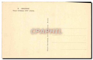 Postcard Old Brionne Vieux Chateau