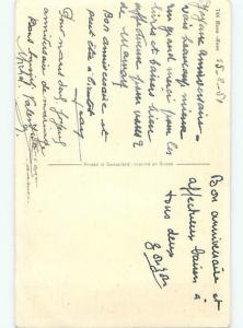 Very Old Foreign Postcard BEAUTIFUL FLOWERS SCENE AA4754