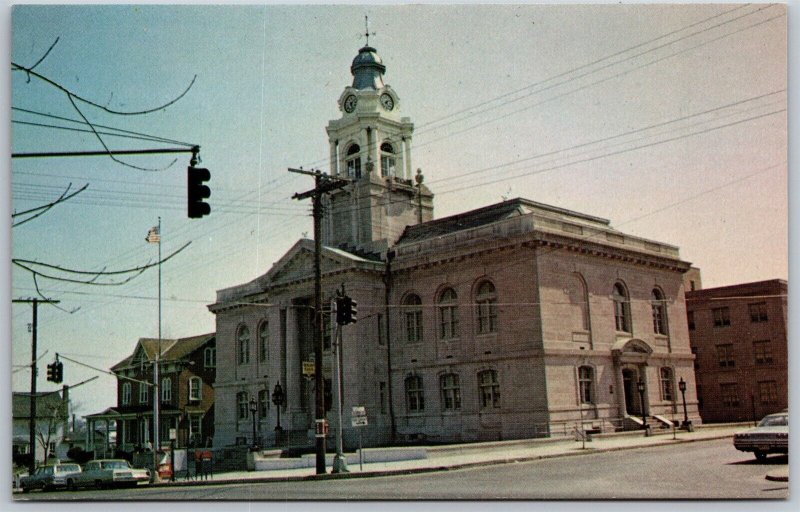 Vtg Bridgeton New Jersey NJ Cumberland County Court House 1960s View Postcard