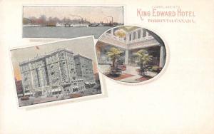 Toronto Canada King Edward Hotel Exterior View and Interior Postcard J78114