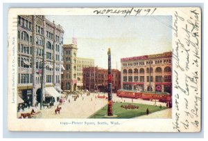 C. 1900-07 Pioneer Square Seattle Washington Postcard P191E