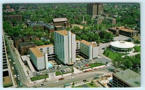 ST. LOUIS, Missouri MO ~ Roadside De VILLE MOTOR HOTEL Aerial View  Postcard