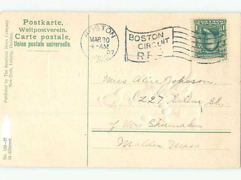 Pre-Linen easter EMBOSSED WHITE CHICKENS WITH GOLDEN CHICKS k3078