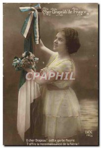 Old Postcard Fantaisie Flag France