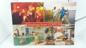 Vintage Multiview Postcard Warner Holidays Corton Holiday Village Cabaret