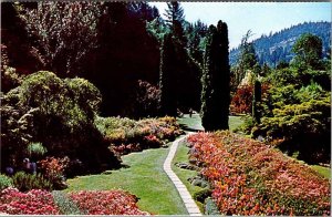 Postcard GARDEN SCENE Victoria British Columbia BC AO5739