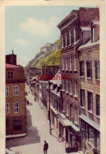 LITTLE CHAMPLAIN STREET PETITE RUE QUEBEC CANADA 1939