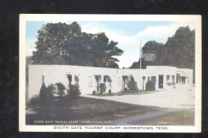 MORRISTOWN TENNESSEE SOUTH GARE TOURIST COURT MOTEL ADVERTISING POSTCARD