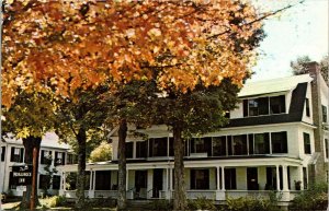 Monadnock Inn Jaffrey Center New Hampshire NH Postcard Cancel PM WOB Note Koppel 