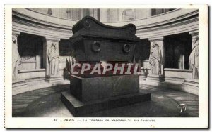 Old Postcard Paris Tomb Of Napoleon 1st the Invalides