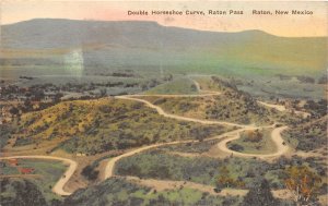 J30/ Raton New Mexico Postcard c1910 Double Horseshoe Curve Pass  261