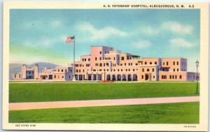 Postcard - U. S. Veterans' Hospital - Albuquerque, New Mexico