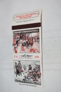 Winter at Valley Forge American Revolution Bicentennial Matchbook Cover