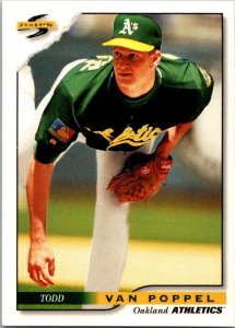 1996 Score Baseball Card Van Poppel Oakland Athletics sk20753