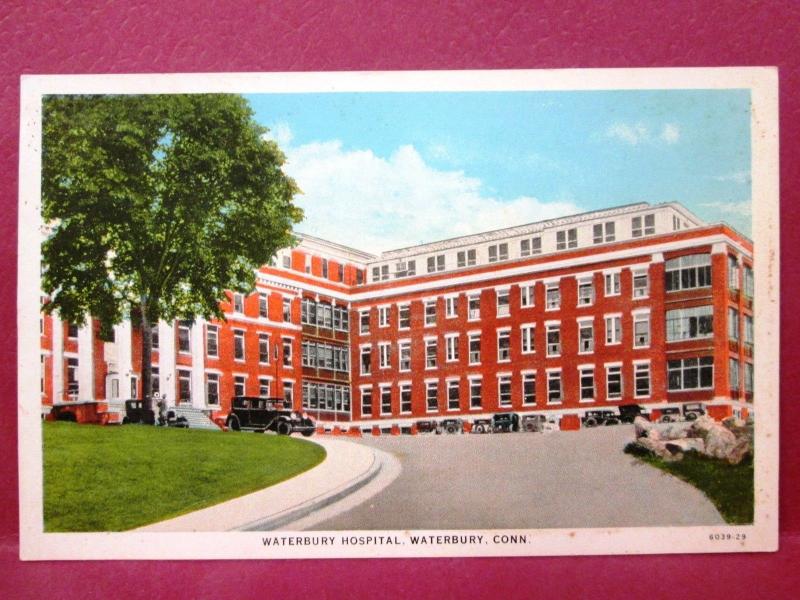 Postcard CT Waterbury - Waterbury Hospital