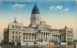 Argentina Buenos Aires Congreso Nacional vintage postcard