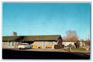 c1960's Elk Horn Hotel Exterior Roadside Forsyth Montana MT Unposted Postcard