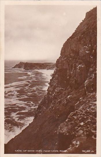 Cape Of Good Hope From Cape Point Real Photo