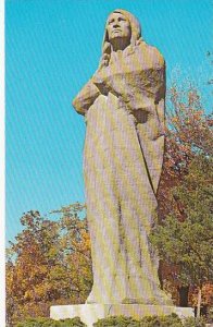 Illinois Oregon Black Hawk Statue At Eagles Nest Bluff In Lowden State Park