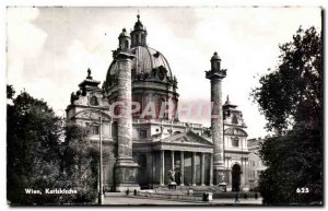 Old Postcard Wien Karlskirche