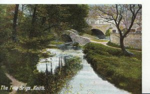 Scotland Postcard - The Twa Brigs - Keith - Moray - 1551A