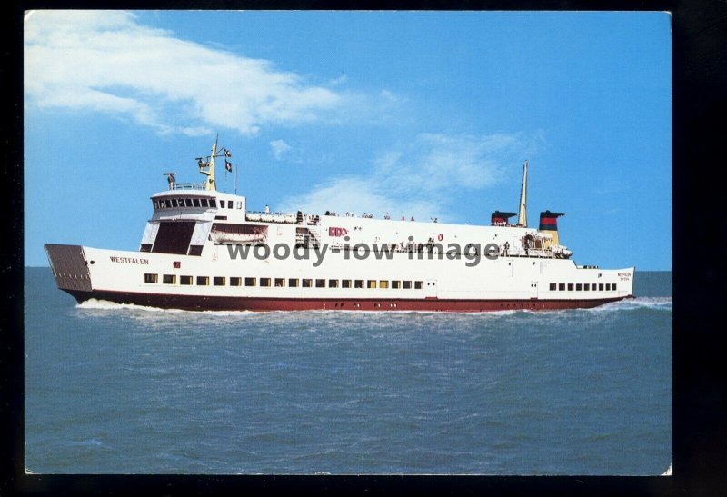 FE3625 - German Ferry - Westfalen - postcard