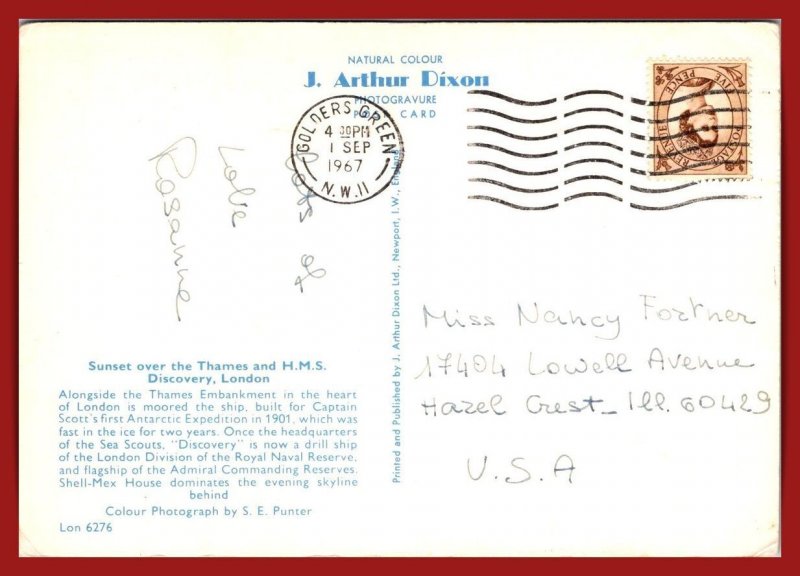 Great Britain, London - Sunset Over The Thames - [FG-588X]