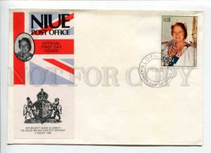 421271 NIUE 1980 year Qeen Elizabeth First Day COVER