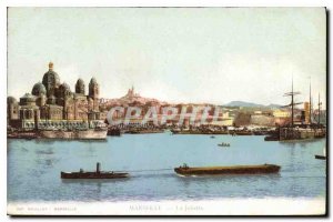 Old Postcard Marseille La Joliette Charter