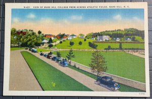 Vintage Postcard 1930-1945 Mars Hill College, Athletic Field, North Carolina NC