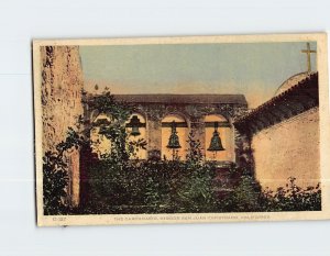 Postcard The Campanario, Mission San Juan Capistrano, California