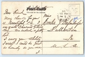 Port of Spain Trinidad and Tobago BWI Postcard Queen's Royal College 1909